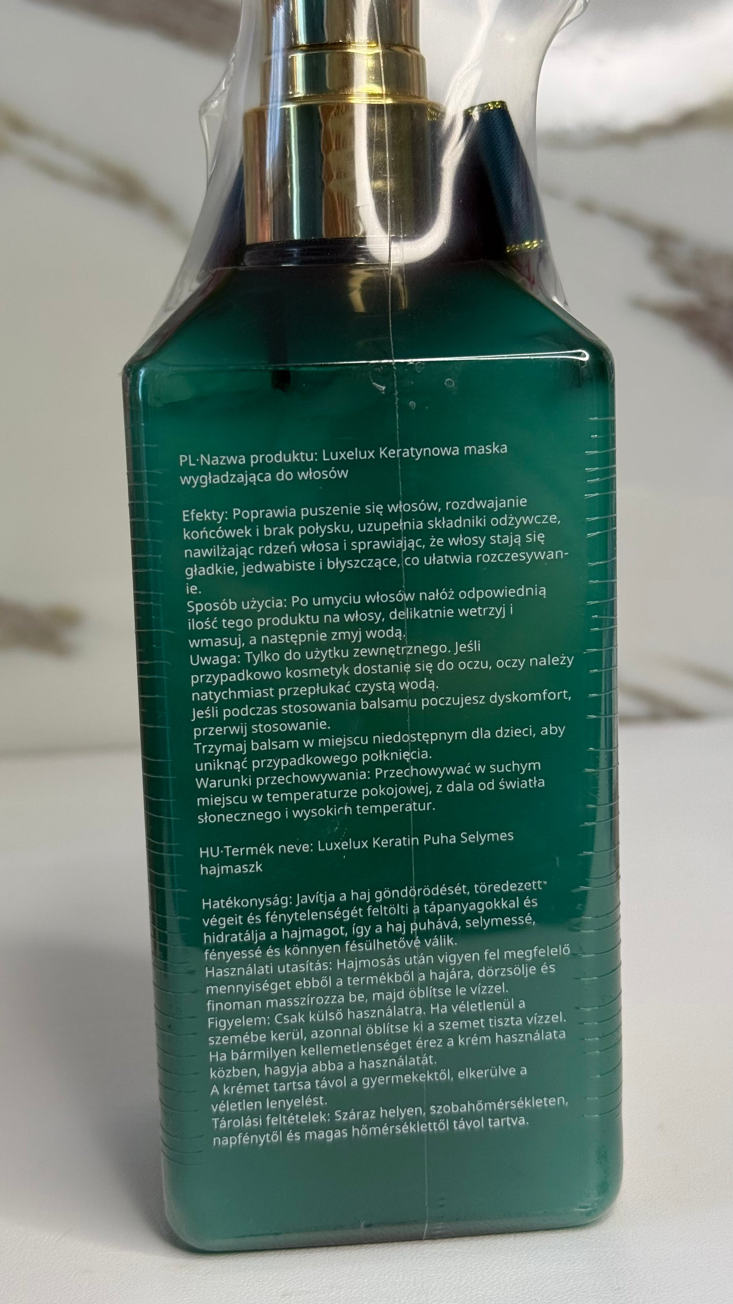 Keratynowa maska wygładzająca
