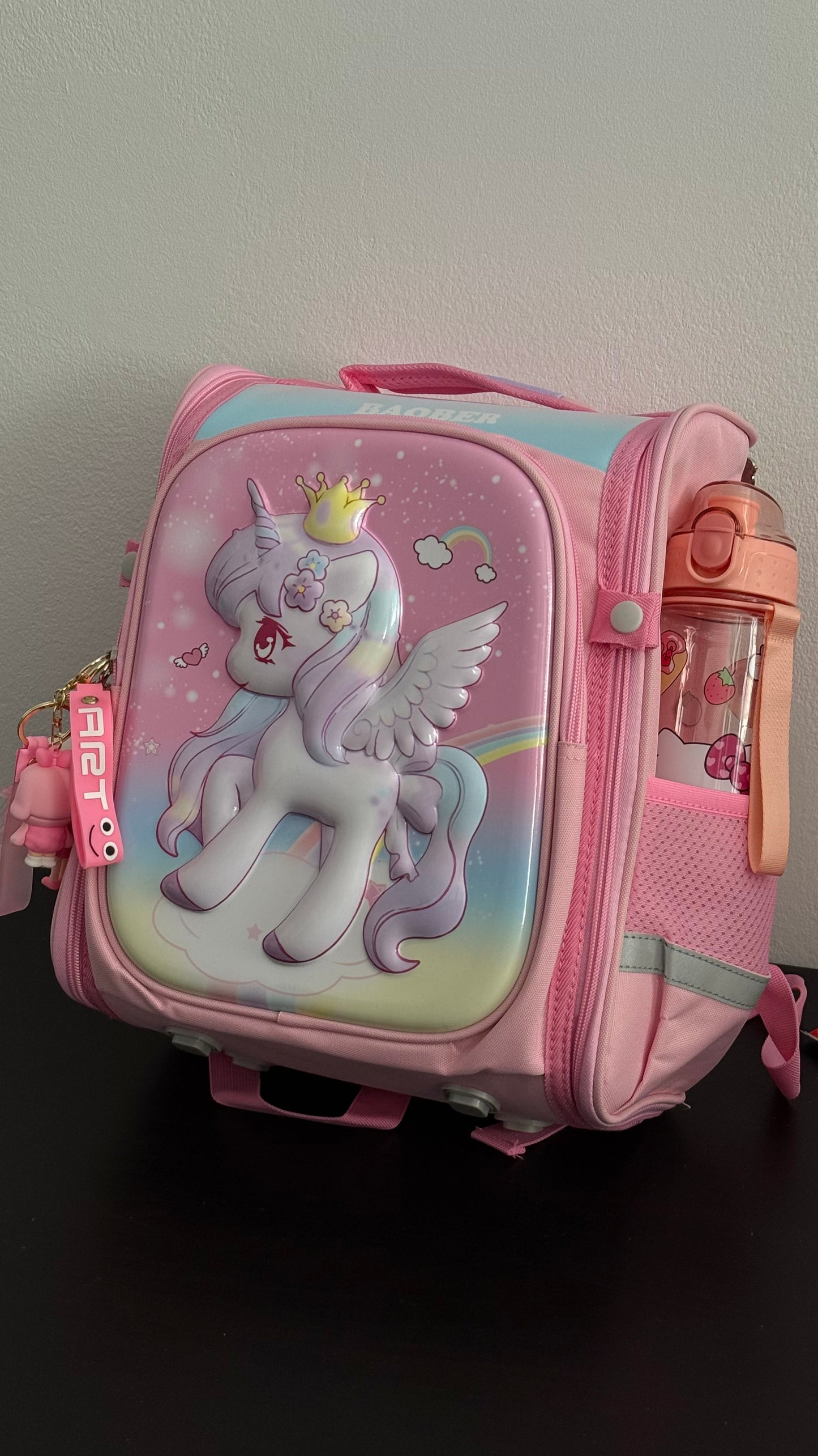 JEDNOROŻEC UNICORN PLECAK SZKOLNY+BIDON+BRELOCZEK GRATIS