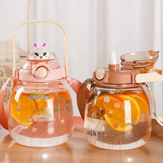 Bidon dla dzieci z króliczkiem i misiem – 1200 ml