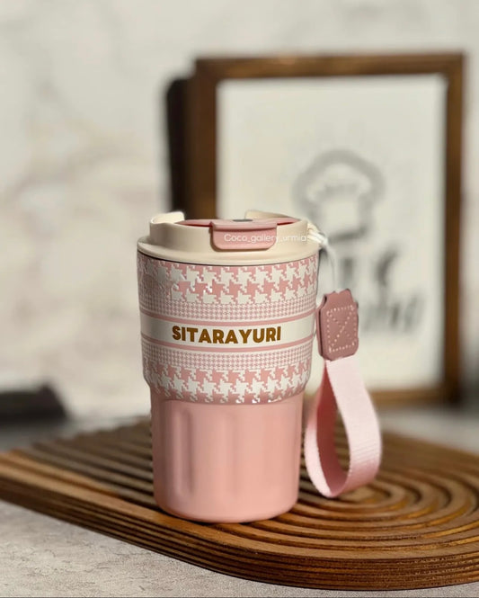 Kubek termiczny GRANATOWY SITARAYURI 360 ml – utrzymuje ciepło, Smart!