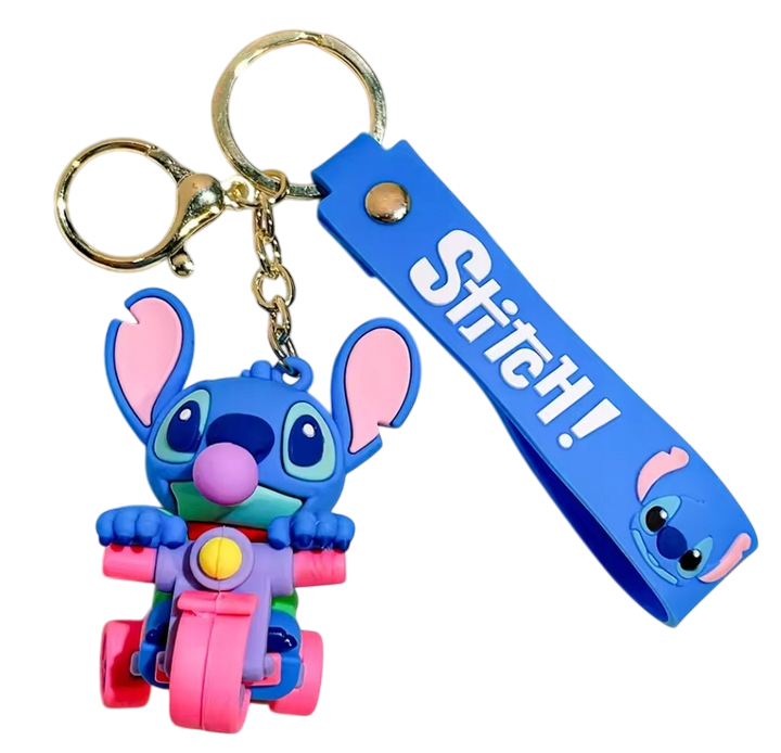 Brelok Lilo i Stitch Do Kluczy Torebki Zawieszka 3D