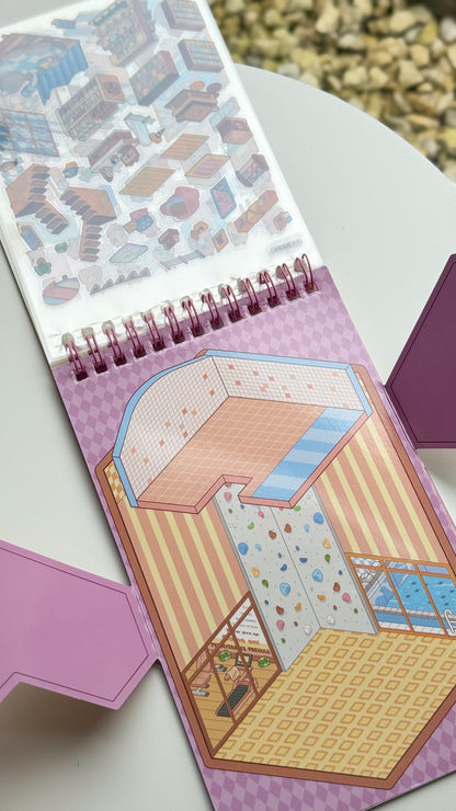 Domek do wyklejania z Kapibarą – zestaw z dodatkowymi dwoma piętrami