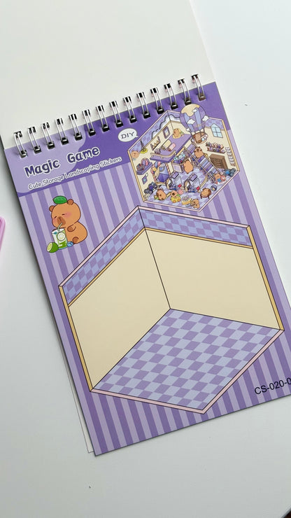 Domek z naklejkami – Kapibara