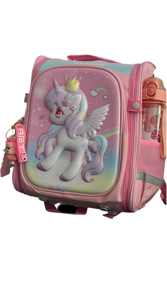 JEDNOROŻEC UNICORN PLECAK SZKOLNY+BIDON+BRELOCZEK GRATIS