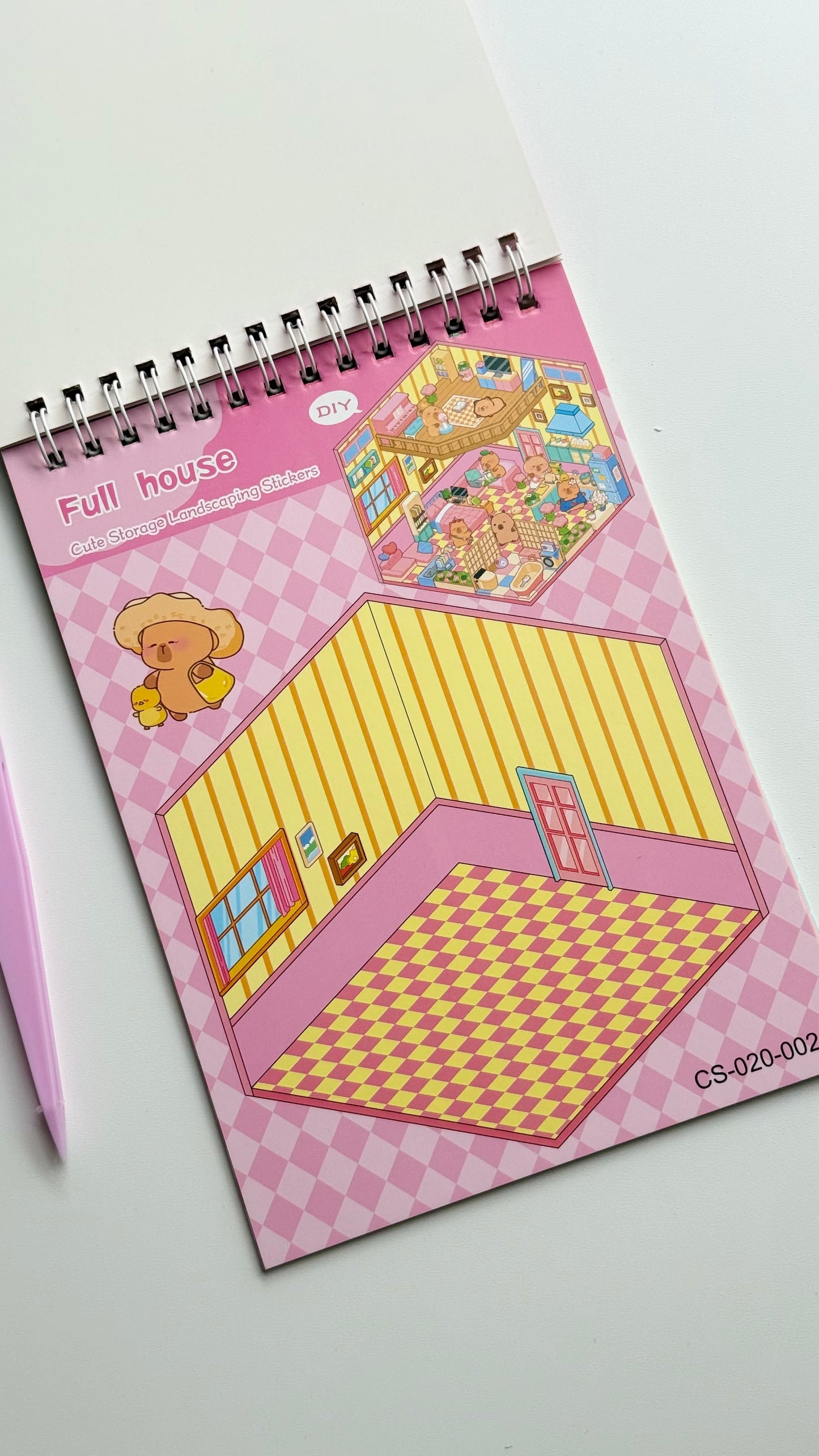 Domek z naklejkami – Kapibara