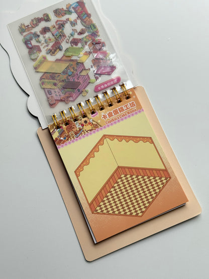 🦫 Domek z naklejkami – Kapibara+notes