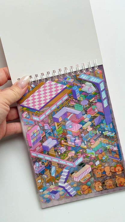 Domek z naklejkami – Kapibara