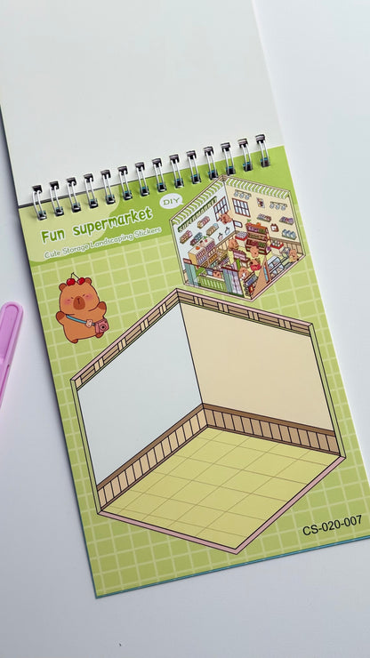 Domek z naklejkami – Kapibara