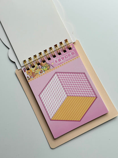 🦫 Domek z naklejkami – Kapibara+notes