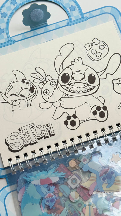 Domek do wyklejania + kolorowanka – zestaw w formie walizki