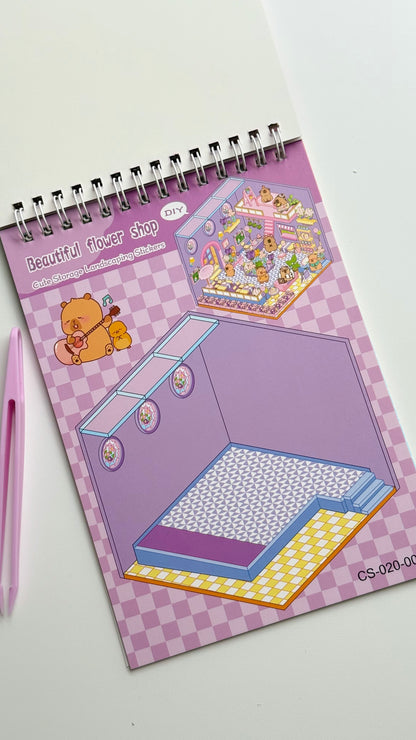 Domek z naklejkami – Kapibara