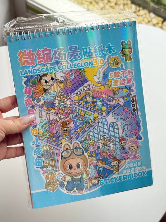 Domek do wyklejania Labubu – duży format A4