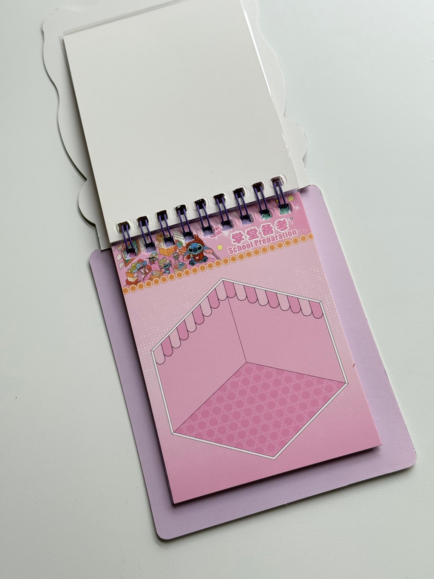 🏡Domek z naklejkami – Stitch + notes