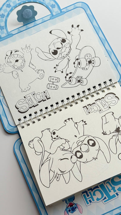 Domek do wyklejania + kolorowanka – zestaw w formie walizki