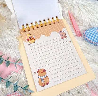 🦫 Domek z naklejkami – Kapibara+notes