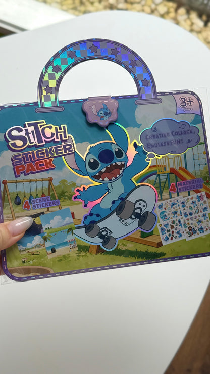 Domek do wyklejania + kolorowanka – zestaw w formie walizki