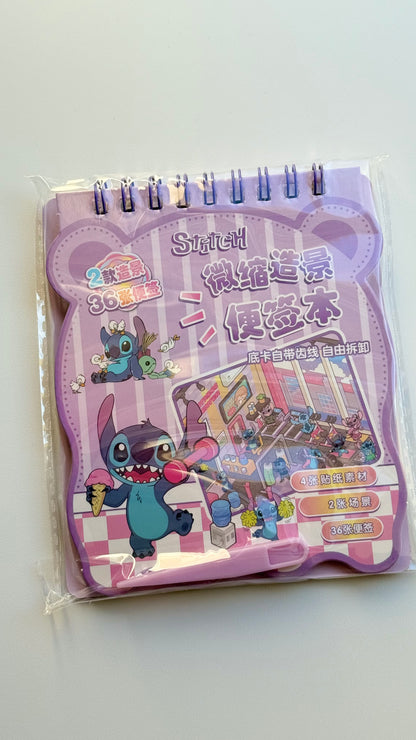 🏡Domek z naklejkami – Stitch + notes