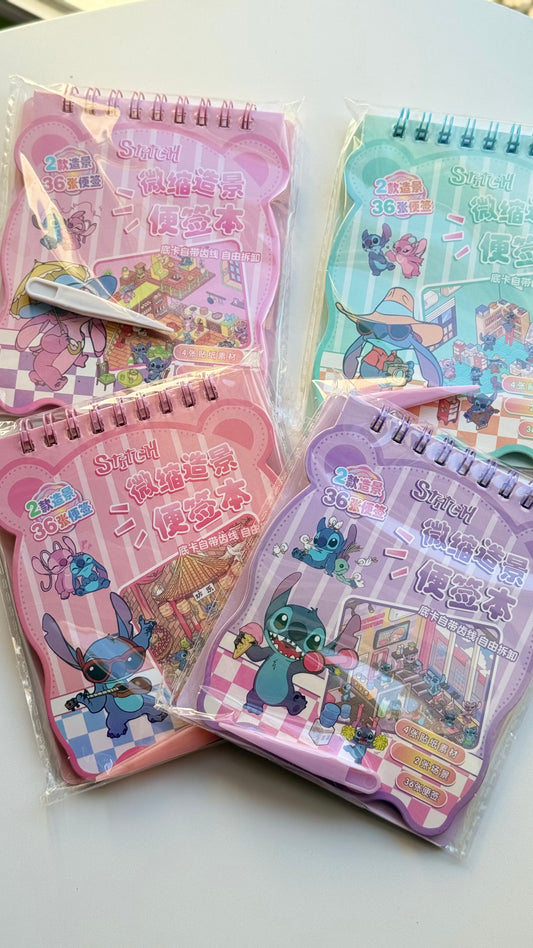 🏡Domek z naklejkami – Stitch + notes