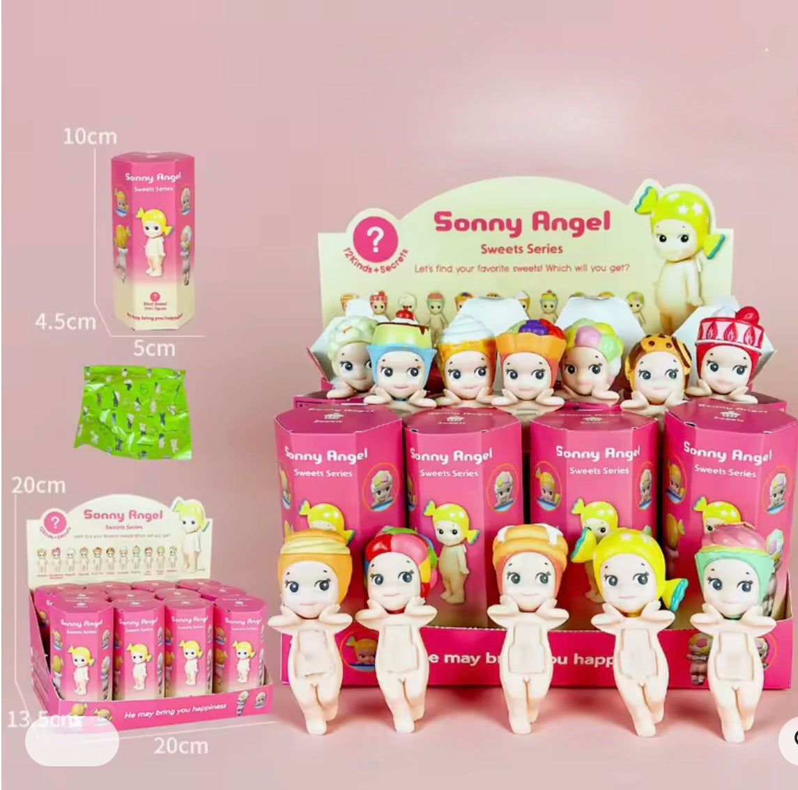 Figurka Sonny Angel Na Telefon Labubu Mini Laleczka