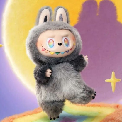 CZARNY Maskotka The Monsters Labubu Breloczek Lalka Zabawka  18cm